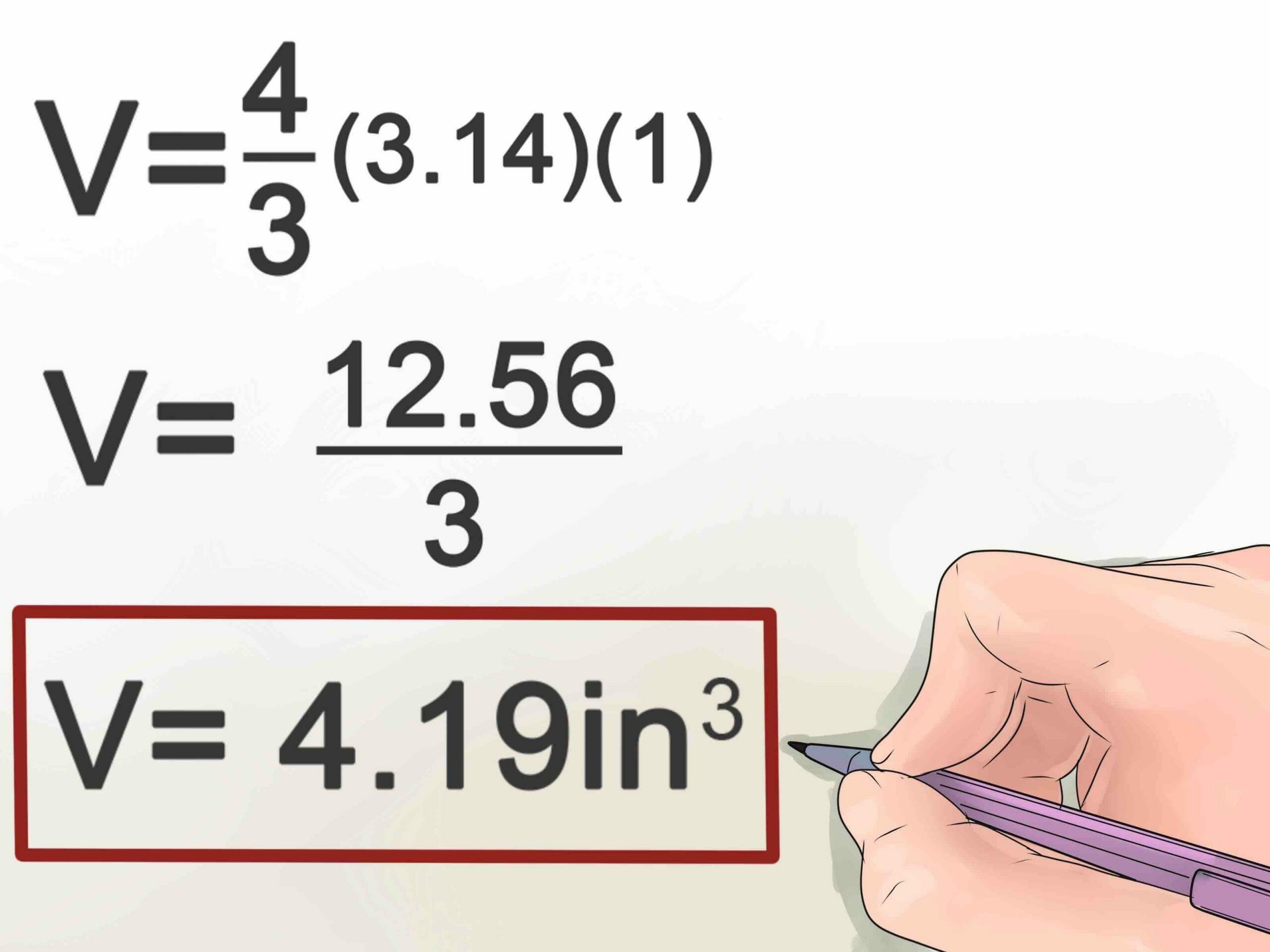 formula to measure golf ball