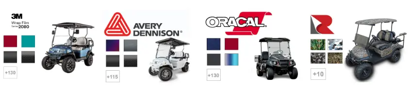 different golf cart brand